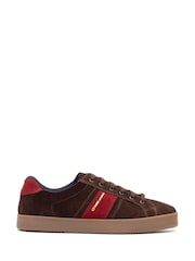 Base London Brown Hopper Cupsole Trainer - Image 1 of 4