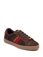 Base London Brown Hopper Cupsole Trainer - Image 3 of 4