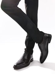 Base London Black Ascot Toe Cap Oxford Shoe - Image 1 of 7