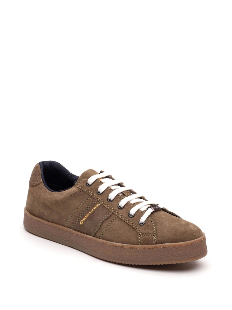 Base London Green Hopper Cupsole Trainer - Image 2 of 4 Base London Green Hopper Cupsole Trainer - Image 2 of 4
