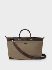 Zelena platnena in usnjena torba Osprey London Hunter Weekender - Slika 1 iz 3