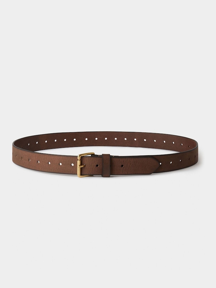 Osprey London The Neverending Single Leather Brown Belt - Image 1 of 2 Osprey London The Neverending Single Leather Brown Belt - Image 1 of 2