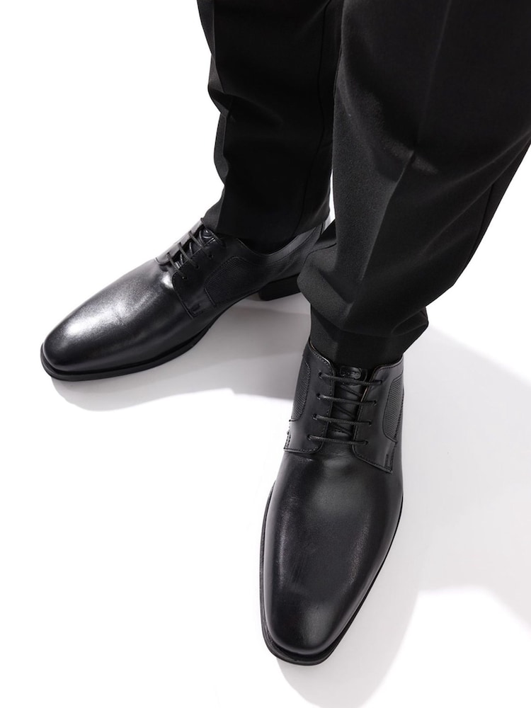 Base London Black Dome Lace Up Shoe - Image 2 of 6