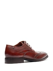 Base London Tan Brown Steeple Brogue Shoe - Image 2 of 4