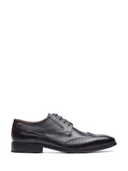 Base London Black Steeple Brogue Shoe - Image 1 of 4