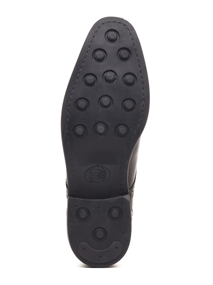 Base London Black Eton Lace Up Shoe - Image 4 of 4 Base London Black Eton Lace Up Shoe - Image 4 of 4