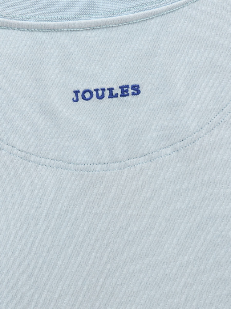 Blue Jonty - Joules Boys' Finlay Long Sleeve Applique Graphic T-Shirt - Slika 5 od 5