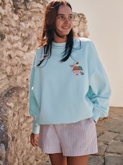 Blue Blue Gelato Graphic Sweatshirt - Image 3 of 4