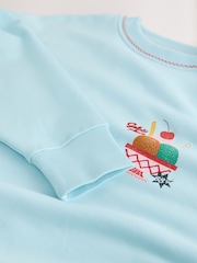 Blue Blue Gelato Graphic Sweatshirt - Image 8 of 9