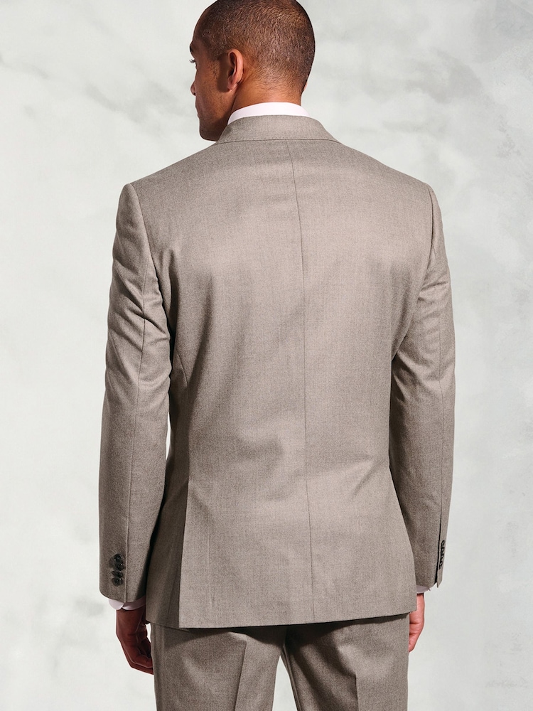 Brook Taverner Italian Flannel Suit Jacket - Imagem 2 de 6
