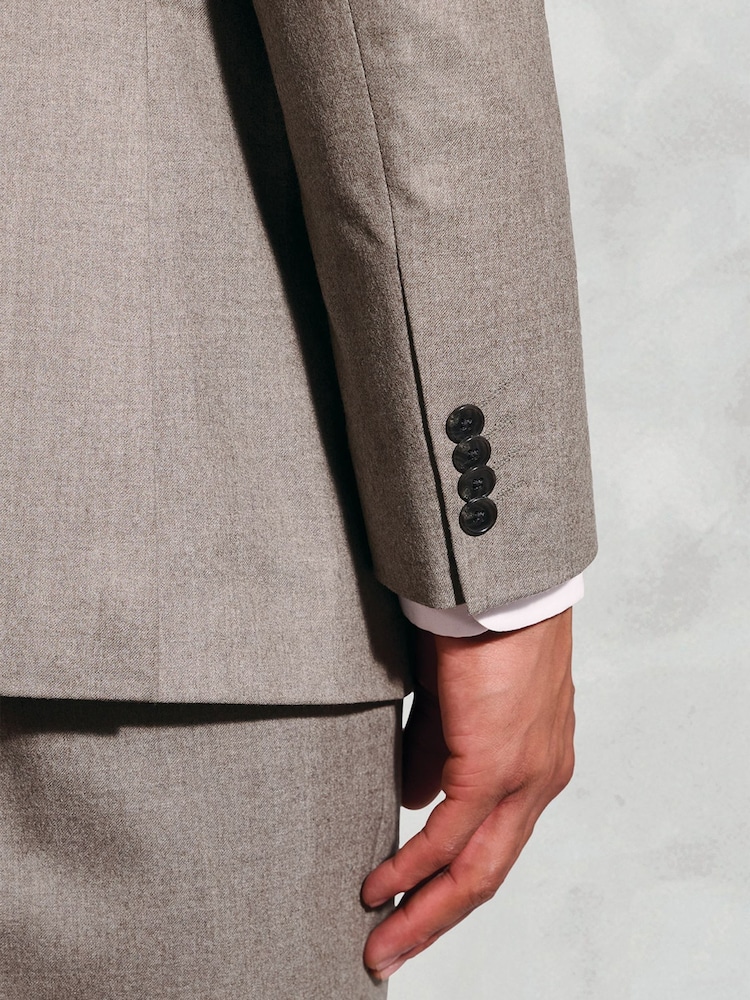 Brook Taverner Italian Flannel Suit Jacket - Imagem 6 de 6