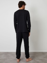 Preto - Threadbare Sweatshirts & Joggers Lounge 2 Piece Set - Imagem 2 de 4