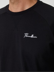 Preto - Threadbare Sweatshirts & Joggers Lounge 2 Piece Set - Imagem 3 de 4