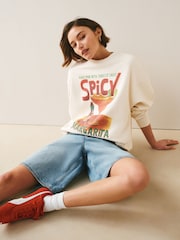 Ecru Tabasco Spicy Margarita Graphic Sweatshirt - Image 5 of 11