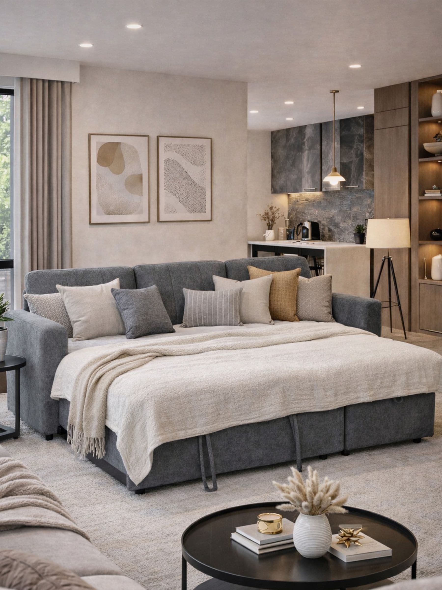 Aspire Nexis Corner Chaise Sofa Bed - Image 5