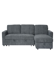 Aspire Furniture Charcoal Nexis Corner Storage Sofa Bed with Right Hand Chai Right - Image 3 of 5