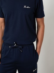 Threadbare Dark Blue Pyjamas Set - Image 4 of 4