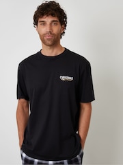 Threadbare Christmas Graphic Check Pyjamas Set - Imagen 2 de 4