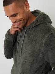Threadbare Green Borg Hoodie Lounge Set - Image 4 of 4