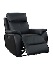 Aspire Furniture Black Kingsmere Power Recliner Armchair - Image 2 of 5