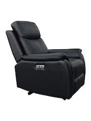 Aspire Furniture Black Kingsmere Power Recliner Armchair - Image 3 of 5