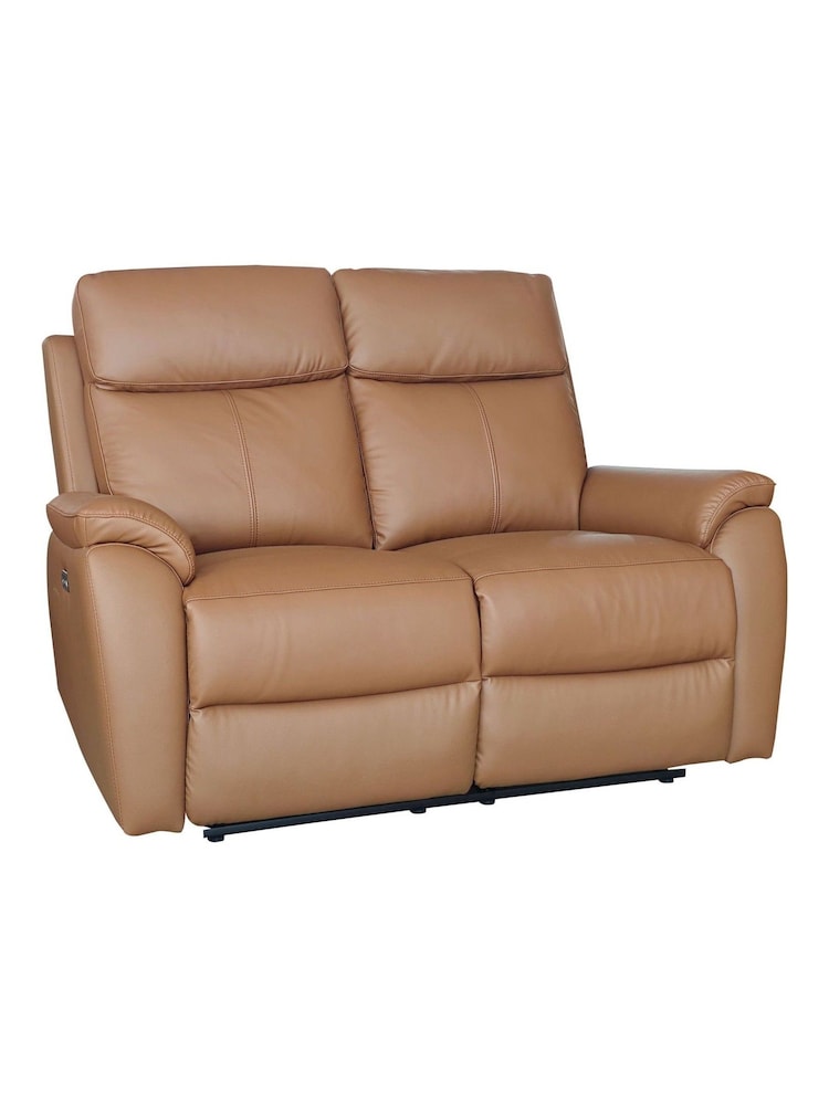 Aspire Furniture Tan Kingsmere 2 Seater Power Recliner Sofa - Image 2 of 5