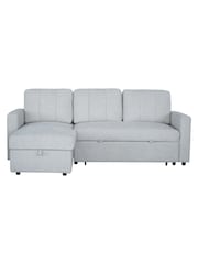 Aspire Furniture Grey Nexis Corner Storage Sofa Bed with Left Hand Chais Left - Image 2 of 5