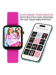 Tikkers Smart Series 13 Pink Silicone Strap Smart Watch - Image 3 of 5