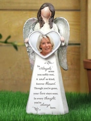Personalised Photo Upload Memorial Angel Ornament by PMC - Image 1 of 4