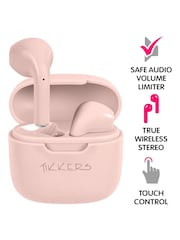 Tikkers Smart Series 13 Pink Silicone Strap Smart Watch & Earbuds Set - Image 4 of 5