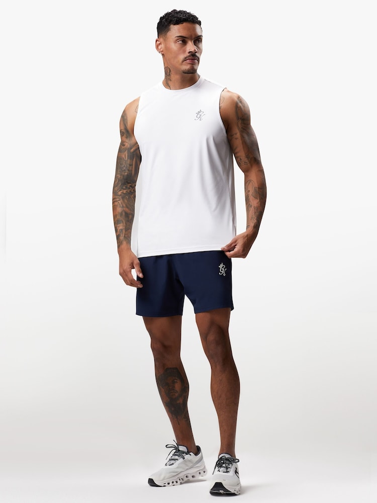 Gym King White Energy Vest - Image 1 of 4 Gym King White Energy Vest - Image 1 of 4