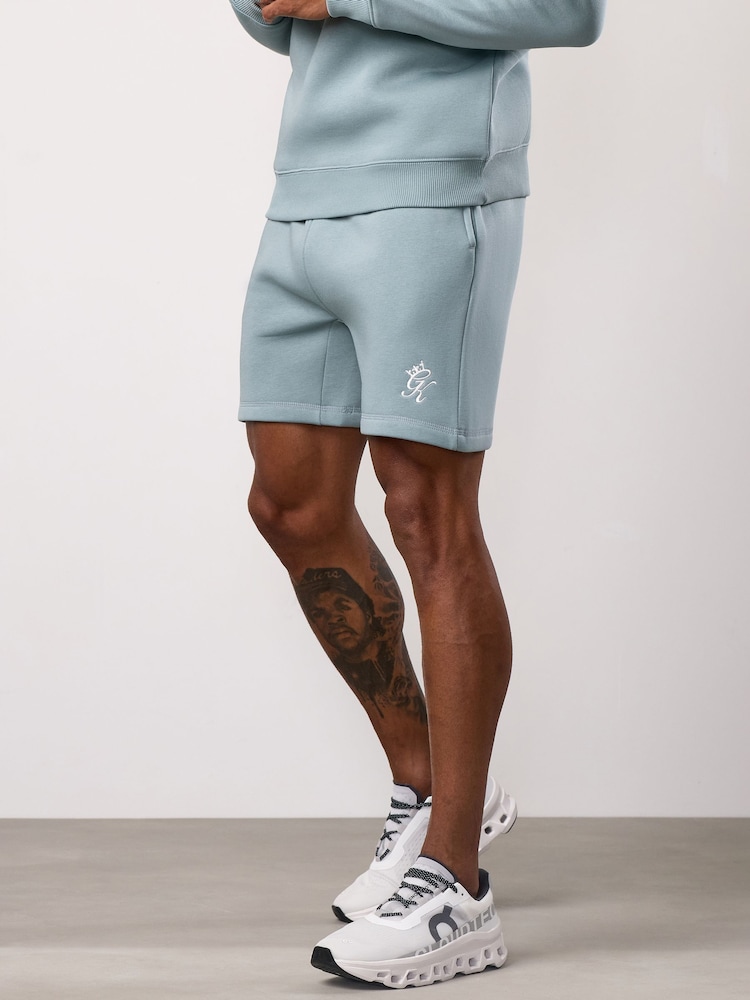 Gym King Grey Fundamental Fleece Shorts - Image 2 of 4