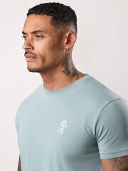 Gym King Grey Fundamental Jersey T-Shirt - Image 4 of 4