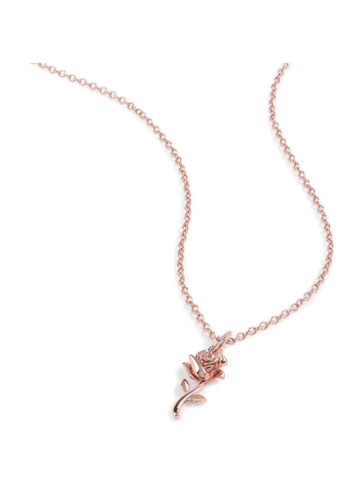 Peers Hardy Pink Beauty & The Beast Yg Stone Set Rose Necklace - Image 2 of 4 Peers Hardy Pink Beauty & The Beast Yg Stone Set Rose Necklace - Image 2 of 4