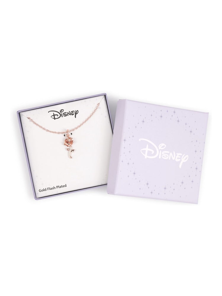 Peers Hardy Pink Beauty & The Beast Yg Stone Set Rose Necklace - Image 4 of 4 Peers Hardy Pink Beauty & The Beast Yg Stone Set Rose Necklace - Image 4 of 4