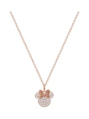 Peers Hardy Minnie Mouse Rose Gold Plated  Brass Cz Stone Set Necklace - Image 2 of 4