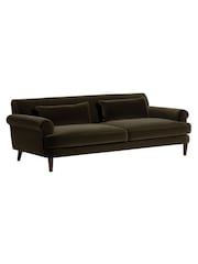 Barker and Stonehouse Green Cassian Velvet 2 Seater Sofa - Image 2 of 6
