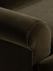 Barker and Stonehouse Green Cassian Velvet 2 Seater Sofa - Image 6 of 6