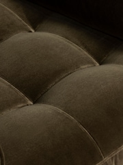 Barker and Stonehouse Green Hemingway Velvet Armchair - Image 6 of 6