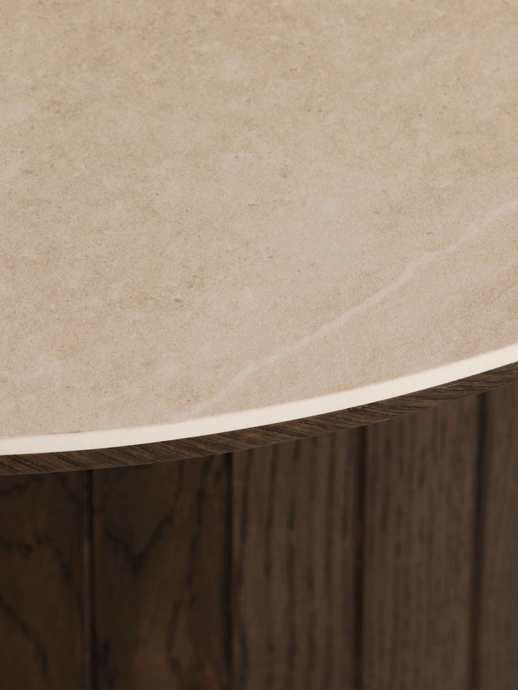 Barker and Stonehouse Brown Kita Dark Wood Coffee Table with Ceramic Top - Image 7 of 7 Barker and Stonehouse Brown Kita Dark Wood Coffee Table with Ceramic Top - Image 7 of 7