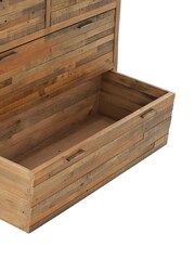 Barker and Stonehouse Brown Charlie Reclaimed Wood 6 Drawer Chest - Image 4 of 6