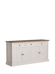 Barker and Stonehouse Brown Alfama 4 Door Pine Sideboard - Image 1 of 6