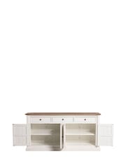 Barker and Stonehouse Brown Alfama 4 Door Pine Sideboard - Image 5 of 6