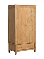 Barker and Stonehouse Brown Selene Mindi Wood 2 Door Wardrobe - Image 2 of 6