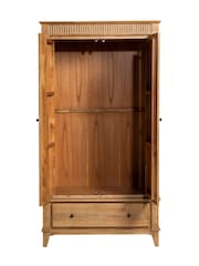 Barker and Stonehouse Brown Selene Mindi Wood 2 Door Wardrobe - Image 4 of 6