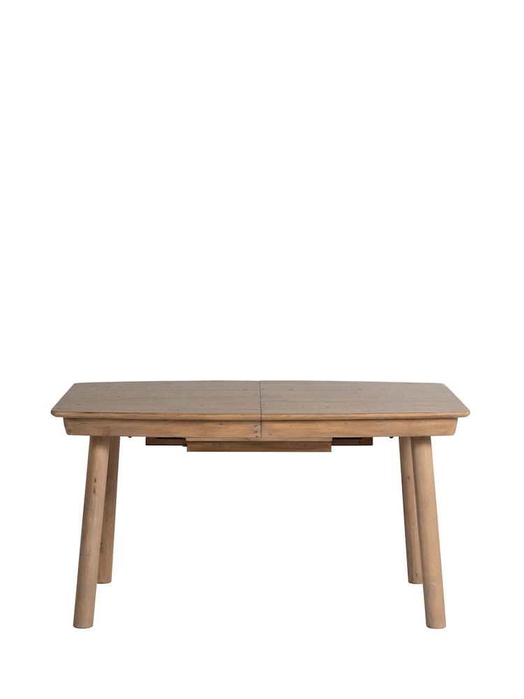Barker and Stonehouse Brown Lathan Reclaimed Wood Extending Dining Table - Image 2 of 6