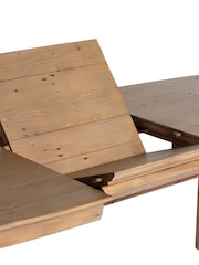 Barker and Stonehouse Brown Lathan Reclaimed Wood Extending Dining Table - Image 5 of 6