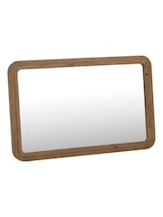Barker and Stonehouse Brown Tosca Reclaimed Wood Wall Mirror - Image 1 of 4