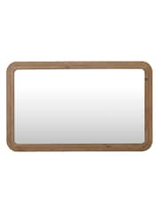 Barker and Stonehouse Brown Tosca Reclaimed Wood Wall Mirror - Image 2 of 4