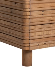 Barker and Stonehouse Brown Tamia Rustic Oak Reclaimed Wood 2 Door Wardrobe - Image 4 of 6